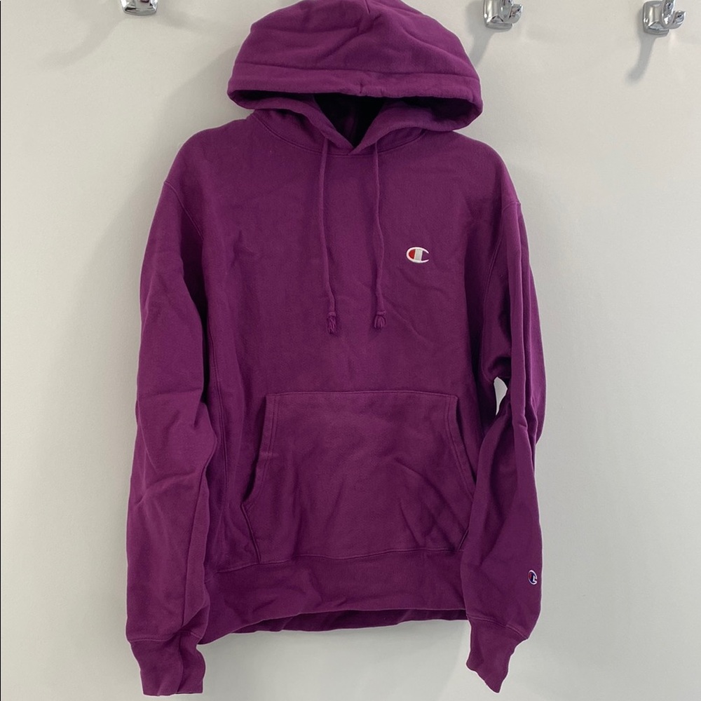 💜 RARE Champion Medium Purple Hoodie 💜